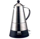 BEEM Elektrische Kaffee-, Espresso- und Mokka-Maschine EMPRESSO im Wellen-Design, satiniert
