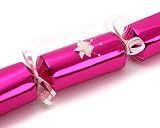 41VH6TsUY1L. SL160  Make Your Own Christmas Crackers   Metallic Pink with White Trim/6 pk