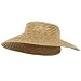 41VH7HyzFHL. AA75  Braided Straw Wrap Visor Natural W40S41E