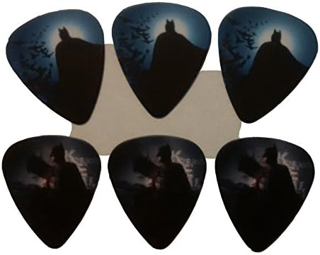 Batman Arkham Origins Classic Collector Rare Guitar pics - Set of 6