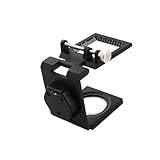 uxcell　 拡大鏡　折りたたみスケールルーペ　LED9005A　 10X倍率　金属　ガラス