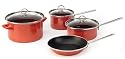 Chantal Enamel-On-Steel 7 Piece Set, Glossy Cinnabar