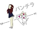 JAPANESE T-SHIRT FOR JUNIORS - ADORABLE PANTY SHOT HUMOR!