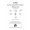 Leistungs-Pr�fungs-Ordnung (LPO), Ausgabe 2008, Inhalt