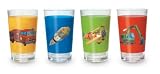 Crocodile Creek's Vehicles 4 Piece Children's Plastic Tumbler Set