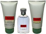 Hugo by Hugo Boss for Men 3 Piece Set Includes: 1.4 oz Eau de Toilette Spray + 2.5 oz After Shave Balm + 2.5 oz Shower Gel