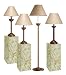 Set of Four Classic Table, Desk, & Floor Lamp Set