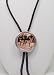 Silver Plated Diamond cut Copper Deer Bolo Tie