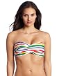 Shoshanna Womens Beach Club Stripe Twist Bandeau Top