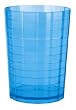 Zak Designs Disco Neon Turquoise 16-Ounce Double Old Fashioned, Set of 4