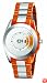 01TheOne Men's AN08G07 Spinning Wheel Classic Analog with Enamel Bezel Watch