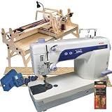 Grace Little Gracie II Machine Quilting Frame, Janome 1600P-DB, Grace Stitch Regulator, Grace Pattern Perfect Template Set, Bungee Clamps & QuiltCAD Quilting Pattern Software