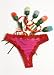  : Mary Green Long Stem Rose thong