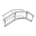 Ornamental Garden Bridge- Satin White