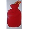 Classic Fleece Covered Hot Water Bottle- RED - Made in Germany