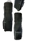 Ergonomix TV-01 Golf Bag Wheeled Travel Case - Black