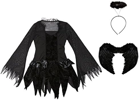 Fallen Angel Costume Halloween Christmas Costumes for Women Fantasias Sexy Dress