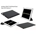 Invision� New iPad 4 (with Retina Display) iPad 3 & iPad 2 Case Cover in Black - Front & Back Protection Smart Cover With Magnetic Auto Wake & Sleep Function - Full Grade Leather (PU) with Smooth Satin Inner Cloth - Premium Quality with Superior Design Features - Independently Recommended by "Which?" Magazine. ..(Black.. iPad 2, 3 & 4 Case)