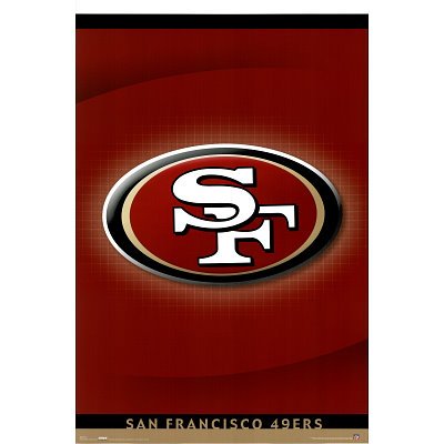 (23x34) San Francisco 49ers (Logo) Sports Poster Print