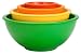 Zak Designs Colorways Mulit-Color Mixing Bowls, Set of 4