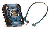 Panasonic RQSW44VA Shockwave Personal AM/FM Cassette Player (Blue)