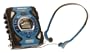 Panasonic RQSW44VA Shockwave Personal AM/FM Cassette Player (Blue)