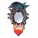 MYSTICAL DRAGON WALL CANDLEHOLDER CANDLE HOLDER MIRROR