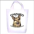 German Shepherd Owned Shopping - Dog Toy - Tote Bag