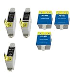 *TITOPATEN* 6x Kodak Nr. 10 SET passend für Kodak Hero 7.1. Kompatible premium XL Druckerpatronen in 3x Farbe und 3x Schwarz. Sehr gute Laufleistung und Preiswert!