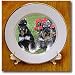 Schnauzer - 8 Inch Porcelain Plate