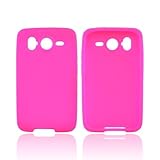 HOT PINK Silicone Case Cover Skin For HTC Inspire 4G