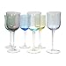 Block Crystal Kaleidoscope All-Purpose Goblets, Set of 6