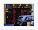 Bear and Staff, Stores & Shops Art Poster Print by David Dean, 24x18