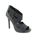 BCBGeneration Women's Jet Platform Sandal,Elastic Cut Snake,8 M US