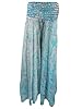Blue Sari Harem Pants Palazzo Hippy Boho Chic
