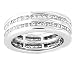 2.38Ct. 14K. White Gold Princes Cut Diamond Eternity Anniversary Ring