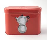 Nigella Lawson Graphic Coffee Storage Tin Red