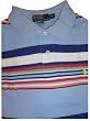 Men's Polo By Ralph Lauren Short Sleeve Polo Shirt Blue Multi Striped