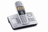 Siemens Gigaset E365, Komfortables Schnurlostelefon mit gro�en Tasten, beleuchtetem Display mit extra gro�er Schrift und integriertem Anrufbeantworter - 