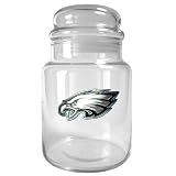 Philadelphia Eagles NFL 31oz Glass Candy Jar - Primary Logo