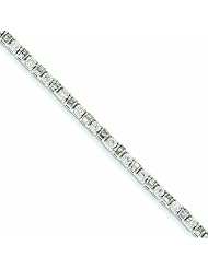 1.1 Carat 14K White Gold Diamond Bracelet