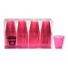 Northwest Enterprises N26029 Brights Plastic Shot Glass, 2-Ounce Capacity, Neon Pink (10 Packs of 60)