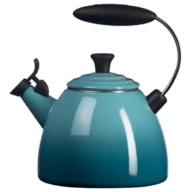 Le Creuset Halo Enamel-on-Steel 1-1/2-Quart Kettle, Caribbean (Kitchen) 