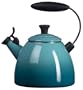 Le Creuset Enamel-on-Steel Halo 1-1/2-Quart Teakettle, Caribbean