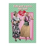 I Love Lucy Girls Just Want To Tin Sign **