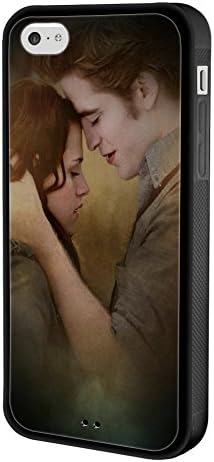 iPhone 5c case, Customize Factory Love Movie The Twilight Saga Electroplating Tire tread pattern TPU Rubber Frosted Black iPhone 5c Case Neverfade Scratchproof Ametabolic case