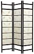 Simple Elegant Unique Distinctive Hand Crafted - 6ft. Botanic Japanese Shoji Privacy Floor Screen Room Divider - 3 Colors