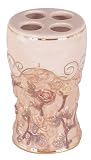 Bacova Guild Pale Roses Toothbrush Holder