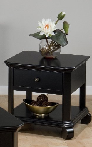 Jofran Billings Black 24 End Table