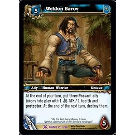 Weldon Barov - Drums of War - Epic by World of Warcraft Cards